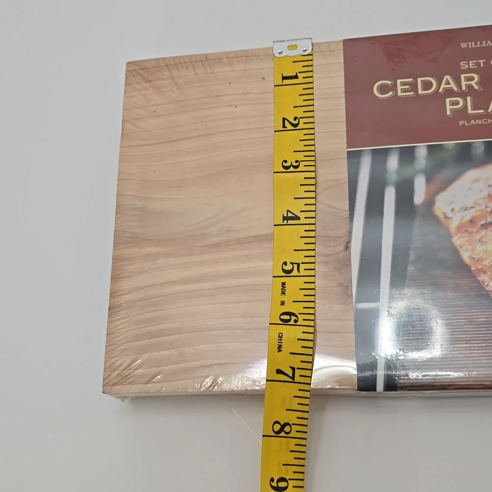 New Sealed Williams Sonoma Set Of 4 Cedar Grilling Planks Made In USA